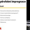 Prezentace: Možnosti hydrofobních impregnací v dopravním stavitelství / Prezentující: Ing. Schönfelder / SIKA Prezentace: Možnosti hydrofobních impregnací v dopravním stavitelství / Prezentující: Ing. Schönfelder / SIKA