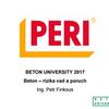 Bednění / Ing. Petr Finkous / PERI.pdf Bednění / Ing. Petr Finkous / PERI.pdf